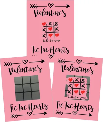 Miniatura 13 de My Scratch Offs Paquete de 26 tarjetas de San Valentín para rascar el corazón de Cupido, tarjetas de revelación de corazón de 3 x 4 pulgadas