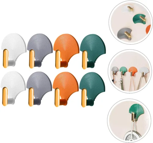 Miniatura 7 de Ganchos adhesivos de pared adhesivos para cinturón de llavero fácil de instalar multiusos para habitación