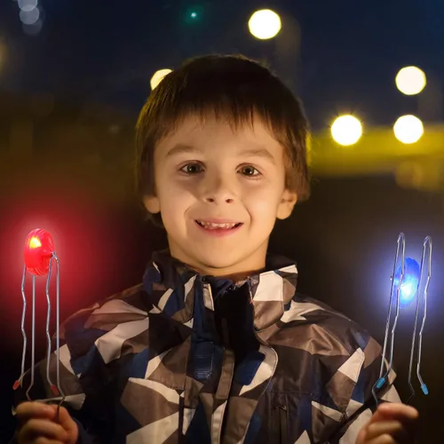 Miniatura 5 de Sumind 6 piezas de ruedas magnéticas giroscopio de juguete retro iluminadas, rieles giroscópicos, iluminación giratoria para niños, truco, Yoyo