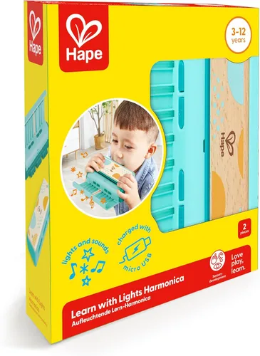 Miniatura 5 de Hape Aprende con Luces Armónica Capacidad de Carga USB Modo de Aprendizaje y Banda Instrumento Musical