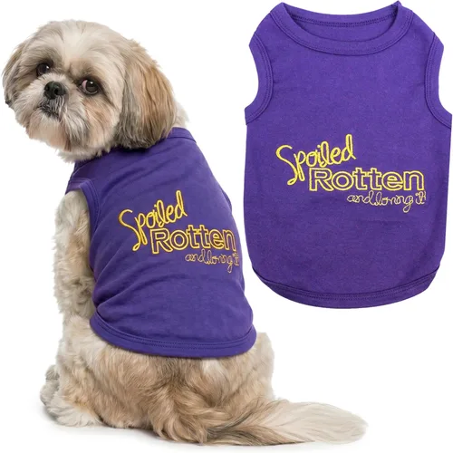 Miniatura 24 de Parisian Pet - Camiseta bordada para perros y gatos, con texto en inglés Sexy and I Know It, XS Sexy y lo sé