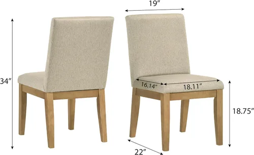 Miniatura 4 de Roundhill Furniture Rocco - Juego de comedor contemporáneo, mesa redonda con pedestal con 4 sillas, madera flotante Driftwood
