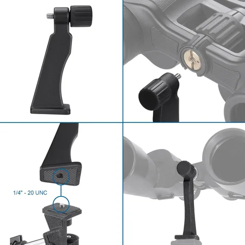 Miniatura 3 de Barska Binocular Tripod Adapter – Universal Mount for Standard Camera Tripods, Fits Most Binoculars