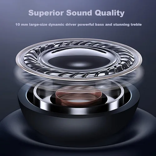 Miniatura 6 de Xmenha Auriculares inalámbricos pequeños para canales auditivos pequeños, auriculares azules más pequeños, auriculares Bluetooth micro pequeños
