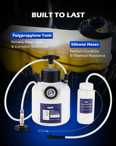 Miniatura 7 de Orion Motor Tech Purgador de presión, purgador de presión de freno de 2.5L con adaptador de 50.7mm, purgador de freno manual de 2.6qt con botella