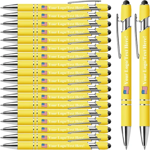 Miniatura 39 de Bolígrafos personalizados con lápiz capacitivo, bolígrafos personalizados impresos con tu logotipo o mensaje, ideales para regalos, promociones