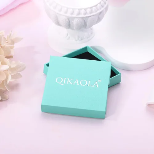 Miniatura 7 de QIKAOLA Aretes de aro de plata de ley 925, aretes de aro pequeños hipoaléricos de circonita cúbica colorida