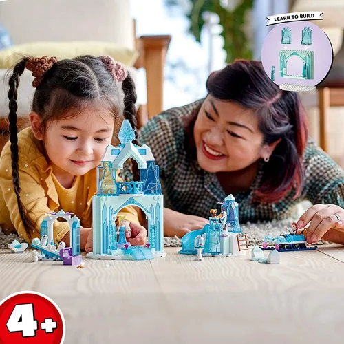 Miniatura 2 de LEGO Disney 43194 Frozen Wonderland 43194 - Juguete de castillo con minifiguras de princesa de Disney, regalos para niños de 4 años de edad, niñas