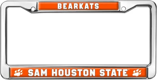 Miniatura 181 de Texas A&M University - Texarkana Mascot - Marco de metal estándar para placa de matrícula de tamaño completo
