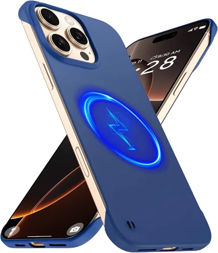 Miniatura 9 de GRECAZO Funda magnética delgada para iPhone 15 Plus de 6.7 pulgadas (2023), ultrafina, ligera, duradera, sin marco, mate, rígida, MagSafe con anillo