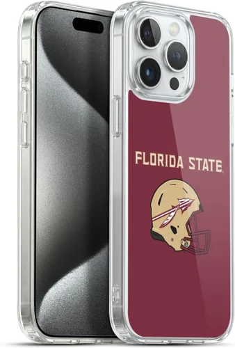 Miniatura 174 de Head Case Designs Funda de gel suave FSU Seminoles de la Universidad Estatal de Florida con licencia oficial compatible con Apple iPhone 13 Pro Max