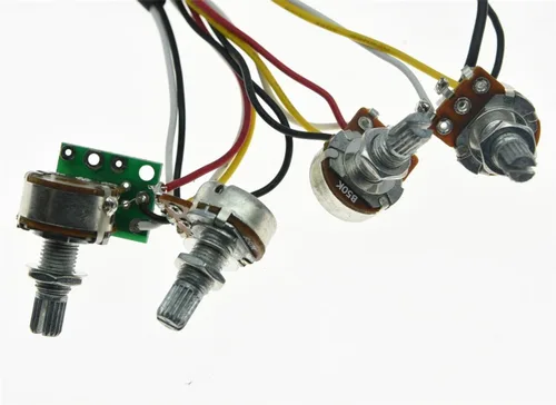 Miniatura 2 de KAISH Circuit de preamplificador de bajo eléctrico con EQ de 2 bandas activo/pasivo precableado