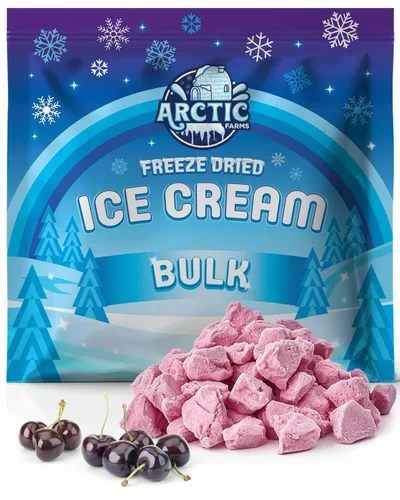 Miniatura 59 de Arctic Farms Trozos de Helado Liofilizado a Granel - No se Derrite (Mantequilla de Maní) (1 libra)