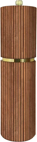 Molinillo de pimienta de madera, molinillo de pimienta ajustable, molinillo de sal y pimienta, molinillo de pimienta recargable, molinillo de sal de