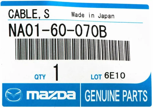 Miniatura 7 de Cable de velocímetro OEM Mazda Miata MX-5 M/T Manual Trans NA01-60-070B
