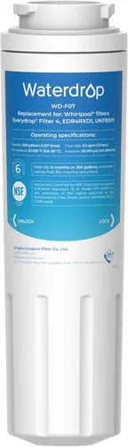 Waterdrop Filtro de agua para refrigerador UKF8001 4, repuesto para Whirlpool® EDR4RXD1, EveryDrop® Filter 4, Maytag® UKF8001AXX-750,