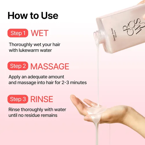 Miniatura 6 de GROWUS Champú Damage Therapy (16.9 fl oz) 16.9 fl oz Péptido marino, ácido salicílico y niacinamida Lavado diario nutritivo para cabello seco