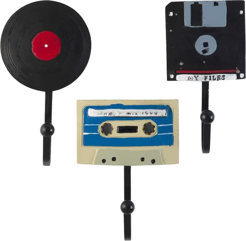 Miniatura 6 de Stephanie Imports Ganchos decorativos de resina para abrigos de pared de alce, gorila y carnero (juego de 3)
