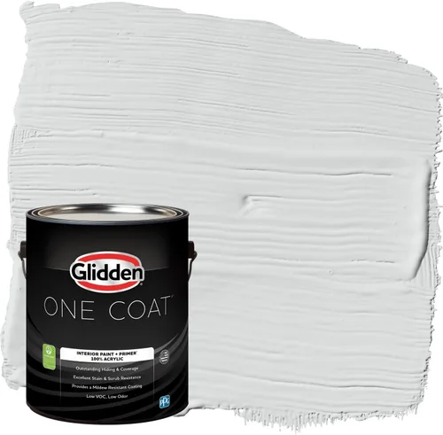 Miniatura 14 de Glidden Pintura Interior + Imprimación: Gris/Plata Antigua, Una Capa, Satinado, 1 Galón