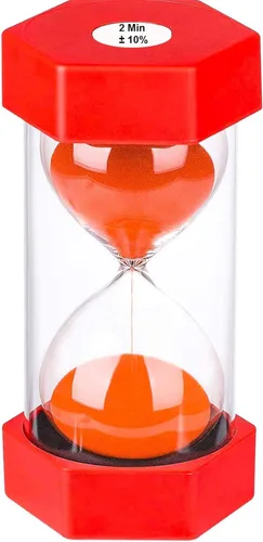 Miniatura 48 de SuLiao Temporizador de Arena de 30 Minutos: Reloj de Arena de Plástico de 30 Minutos, Extra Azul, Reloj de Arena Unificado, Temporizador de Arena