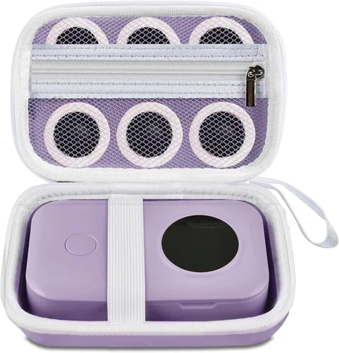 Miniatura 8 de Estuche para etiquetadora TUGUAI compatible con Phomemo D30 JADENS D110 NiiMbot D11 SUPVAN E10, organizador para etiquetadoras y cinta adhesiva