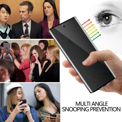 Miniatura 6 de Fotbor Paquete de 2 protectores de pantalla de vidrio templado para Samsung Galaxy Note 10 Plus, dureza 9H, antiarañazos, cobertura completa