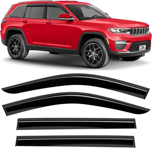 Miniatura 12 de Voron Glass - Protectores de lluvia con cinta adhesiva extra duraderos para Toyota RAV4 2013-2018, deflectores de ventana, viseras de ventilación, 6