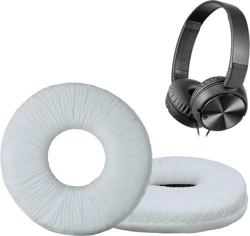 Miniatura 8 de kwmobile Almohadillas compatibles con Sony MDR-ZX110 / MDR-ZX310 - 2 x repuesto para auriculares, color blanco