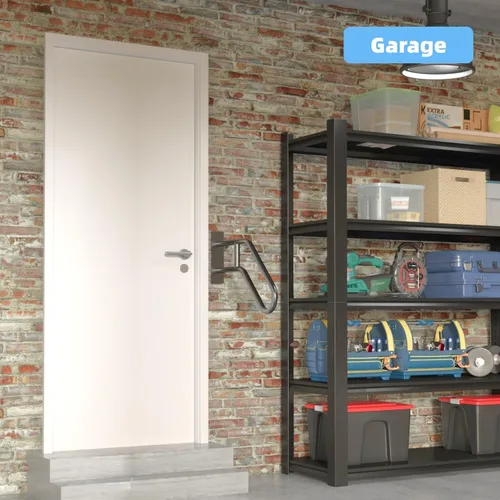 Miniatura 5 de Pasamanos para escalones al aire libre, montaje en pared, barandillas para 1-3 escalones, pasamanos en forma de U con acabado negro mate, pasamanos