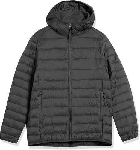 Miniatura 9 de Tienda Essentials Men's Lightweight Water-Resistant Packable Hooded Puffer Jacket