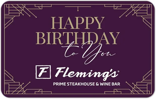 Miniatura 4 de Tarjeta de regalo electrónica Fleming's Prime Steakhouse & Wine Bar