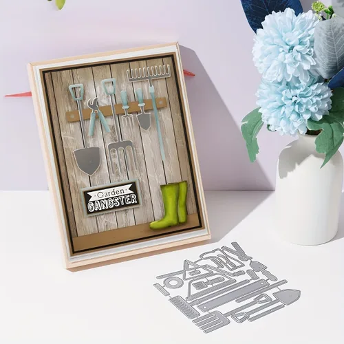 Miniatura 3 de Lapoo Troquel de corte de metal para álbumes de recortes, plantillas duraderas y cortadas para álbumes de recortes, álbumes de fotos, tarjetas