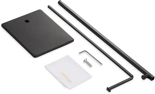 Miniatura 2 de Soporte para bolsa de gancho colgante - Juego de 2 soportes de exhibición de bolso negro de altura ajustable