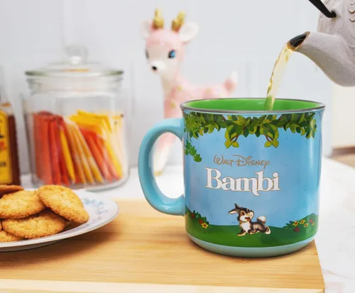 Miniatura 5 de Disney Bambi Meadow Scene - Taza de café de viaje sin BPA para café expreso, cafeína, cacao, esencial para el hogar y la cocina, bonitos regalos