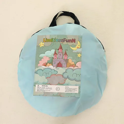 Miniatura 9 de Tienda de campaña y luces de castillo de hielo para niños, casa de juegos interior para niños, 41 x 53 pulgadas