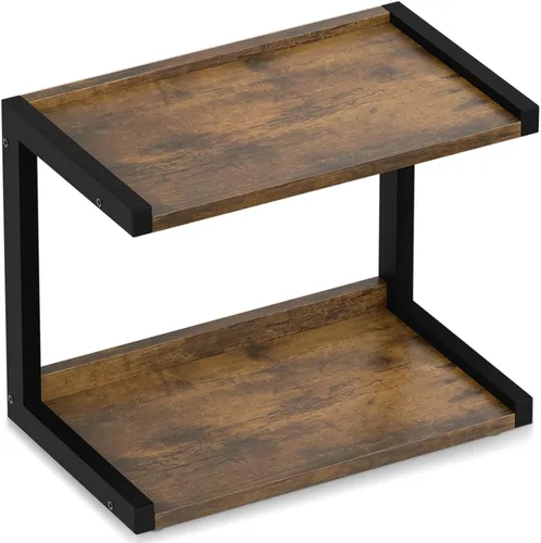 Miniatura 15 de MARTY Organizador de especias de 2 niveles para encimera, estación de café de 15.8 pulgadas de largo, organizador de baño, estante de mostrador
