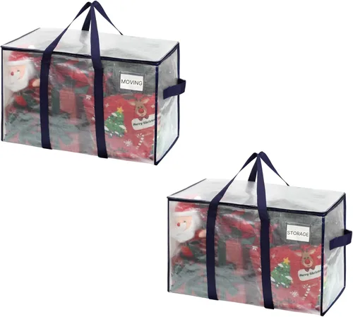 VENO - Paquete de mudanzas, cajas de almacenamiento para embalaje universitario con tapas alternativas, para dormitorio, extragrande, asas