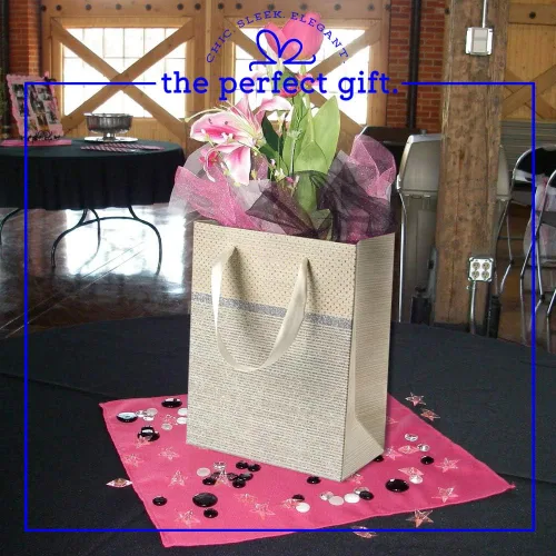 Miniatura 5 de Hammont Bolsas de regalo de boda para invitados de hotel, bolsa de dama de honor con purpurina brillante, bolsa de recuerdo de fiesta, baby shower