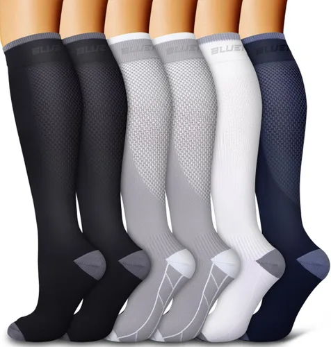 Miniatura 221 de 6 Pack Copper Compression Socks for Women and Men Circulation-Best Support for Medical, Running,Nursing,Athletic