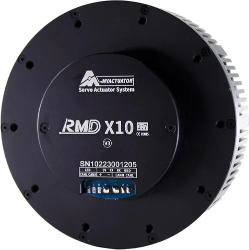 Miniatura 4 de MyActuator Sistema de servo actuador RMD-X10-P7-40-C-N Motor servo CC sin escobillas Codificador dual con controlador MCX500 de alto par para robot