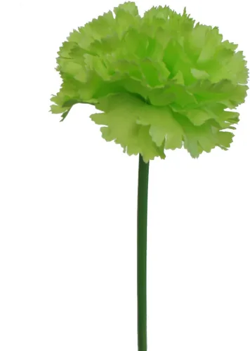 Miniatura 10 de Ramo de seda artificial de flores de clavel de 60 tallos (azul)