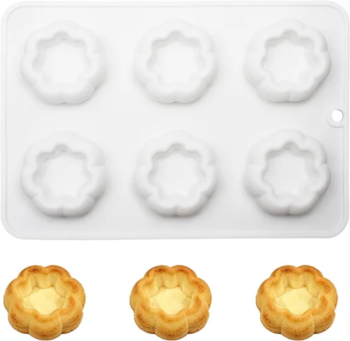 Miniatura 17 de Moldes de hojas de silicona, moldes de mousse en forma de hojas de 6 cavidades para chocolate, dulces, pudín, mousse, pasteles, decoración