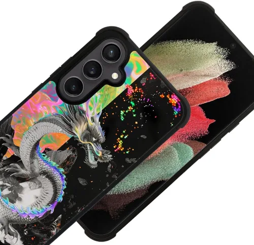 Miniatura 13 de CARLOCA Funda compatible con Samsung Galaxy S22 Ultra, diseño gráfico de Star Howling Wolfs Samsung Galaxy S22 Ultra, diseño gráfico, a prueba
