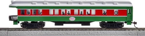 Miniatura 9 de Juego de tren Lionel Christmas Express LionChief Bluetooth eléctrico de calibre HO con control remoto, multicolor