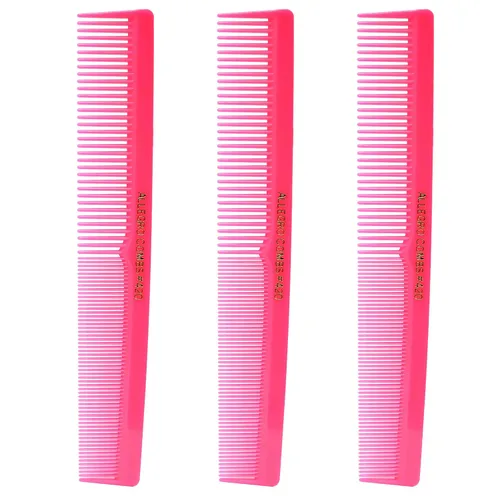 Miniatura 10 de Allegro Combs Peines de corte para peluqueros 420, peine para barba, bigote, para hombres, mujeres, niños pequeños, trenzados, separación del Menta