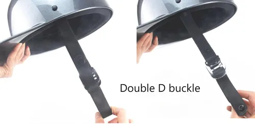 Miniatura 6 de Gorra de béisbol retro, casco de apertura de moda, medio casco de motocicleta, adecuado para hombres y mujeres adultos, para ayudar a los cruceros a