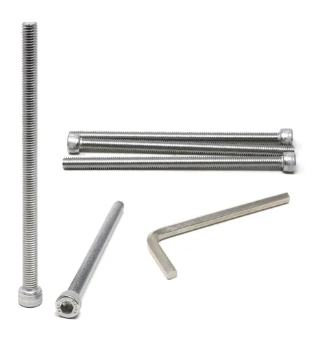 Miniatura 147 de iexcell 25 piezas M4 x 60/65/70/75/3.150 in paso de rosca 0.028 in acero inoxidable 304 cabeza hexagonal Tornillos Tornillos surtido Kit