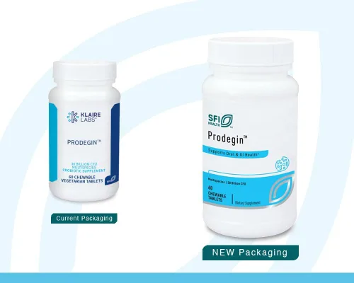 Miniatura 2 de Klaire Labs SFI Health Prodegin - Probiótico masticable – Apoyo para la salud oral 30 mil millones de UFC mezcla con L. salivarius para hombres