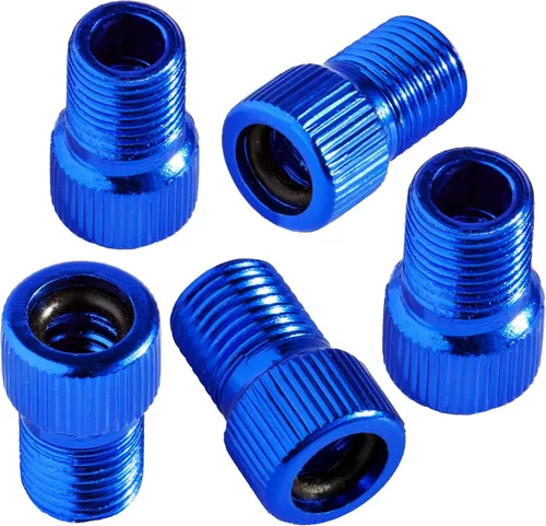 Miniatura 15 de Adaptador de válvula Presta para bicicleta – Convierte Presta a Schrader – Francés/Reino Unido a Estados Unidos – infla neumáticos con bomba Gorras