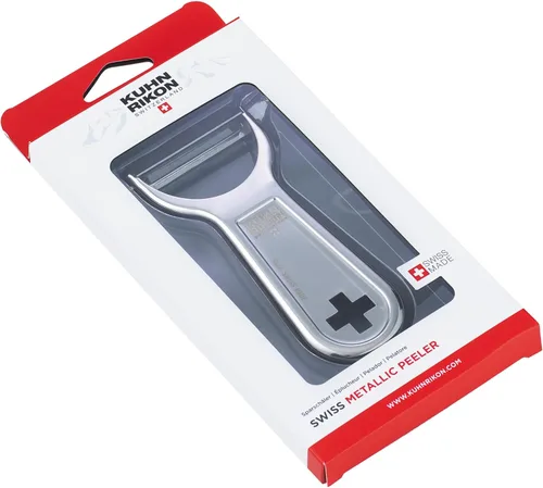 Miniatura 6 de Kuhn Rikon Pelador suizo de metal 4", acero inoxidable